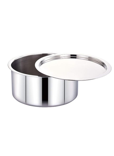 Stainless Steel Tope Set with Lid Stainless Steel Pot Cookware Tope Set 22cm - 3000ml