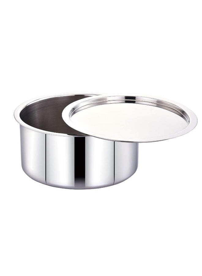 BLACKSTONE Stainless Steel Tope Set with Lid Stainless Steel Pot Cookware Tope Set 22cm - 3000ml  - Image 1