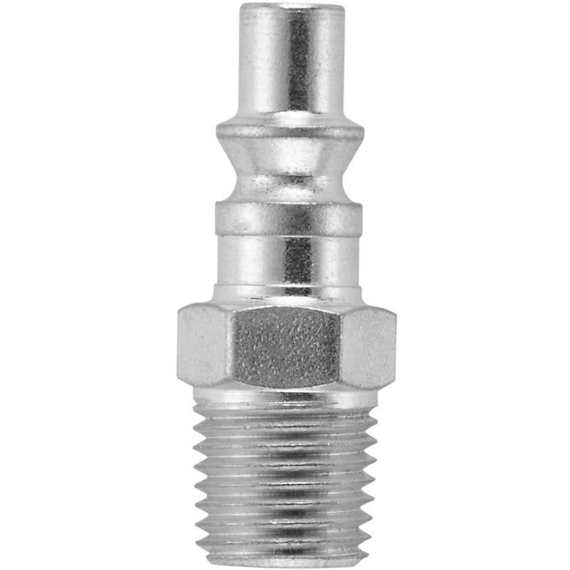 Milton 777 1/4" MNPT A Style Plug, Silver, 10 count (Pack of 1) - Image 3