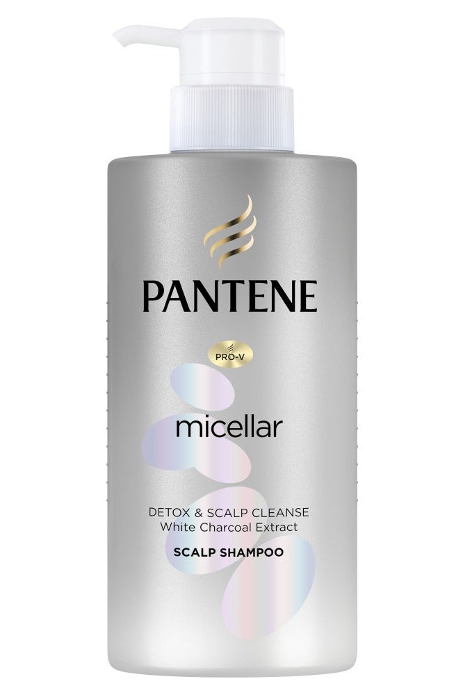 بانتين شامبو ميسيلار ديتوكس وتنظيف فروة الرأس بالفحم الأبيض 300 مل