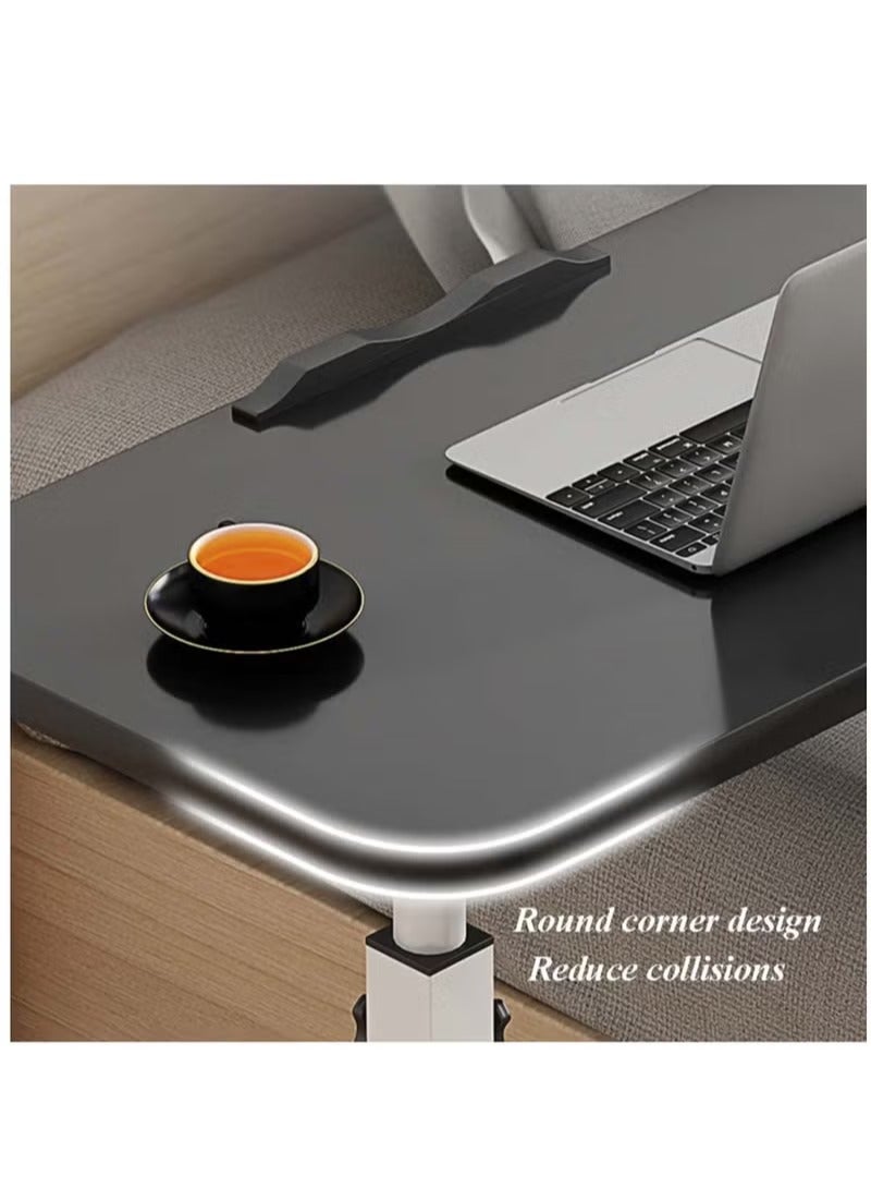 عام طاولة جانبية قابلة للطي بارتفاع دوار 360 درجة وطاولة كمبيوتر محمول لمحطة عمل الكمبيوتر المحمول مع عجلات - Image 5