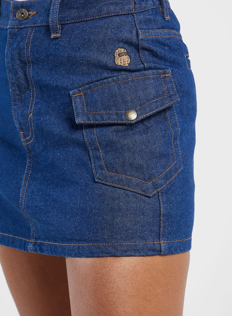 FINGERCROXX Logo Skirt