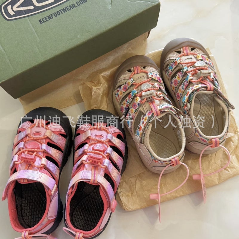 Keen/Koen Children'S Water Shoes Sandals Closed-Toe Anti-Kick Beach Shoes Outdoor Creek Shoes For Young Children Quick-Drying - Image 3