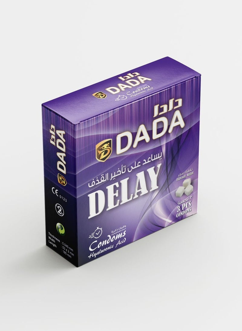 دادا Dada Condoms Delay 3's - Image 1