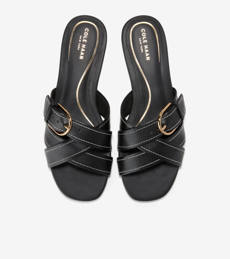 Cole Haan  Women's Velma Buckle Slide Sandals for Women | Best Price UAE