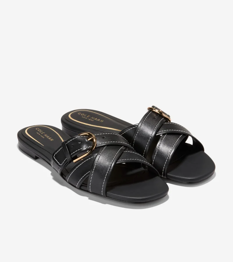 Cole Haan  Women's Velma Buckle Slide Sandals for Women | Best Price UAE