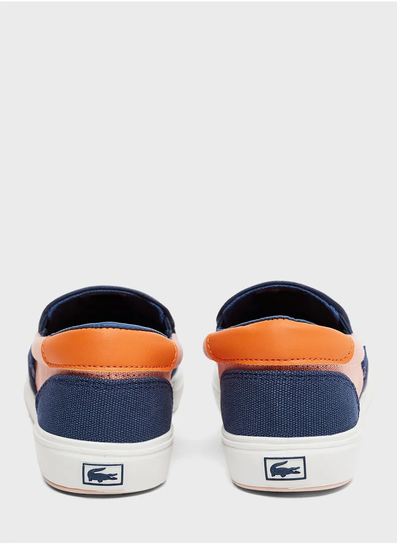 LACOSTE Kids Jump Serve Slip-Ons