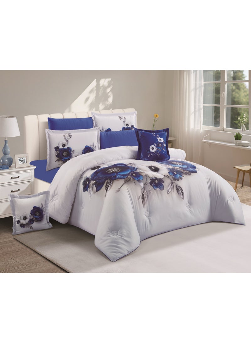 HOURS double size comforter set, 8 pieces Sheila-03 - Image 2