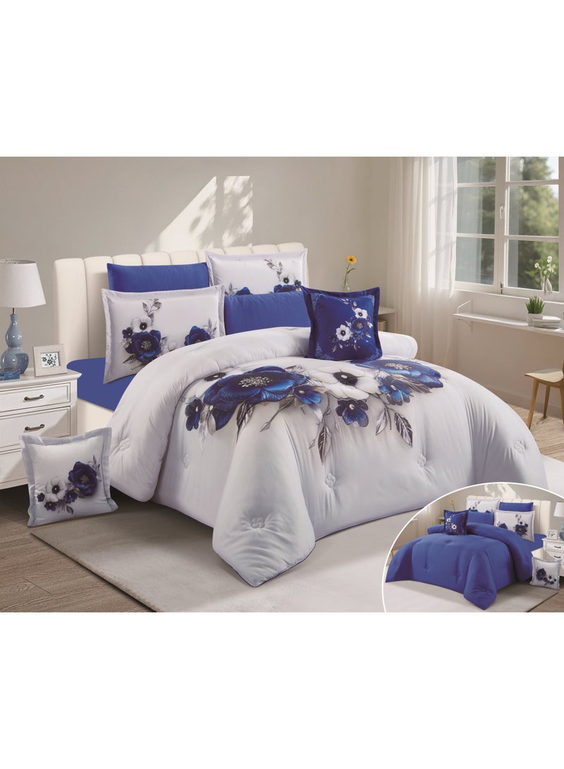 HOURS double size comforter set, 8 pieces Sheila-03 - Image 1