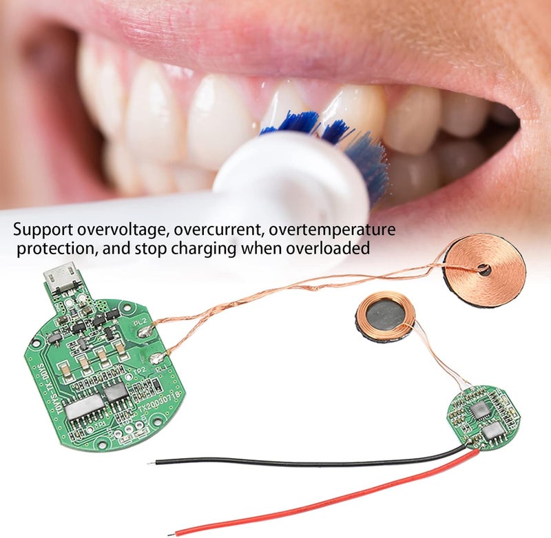 كلاراكو وحدة شحن لاسلكية من كلاركو، 5 فولت - 800 - 1 أمبير، وحدة شاحن لاسلكية قياسية Qi، 110-205 كيلو هرتز، حماية متعددة المستويات للاستخدام المنزلي اللاسلكي - Image 4