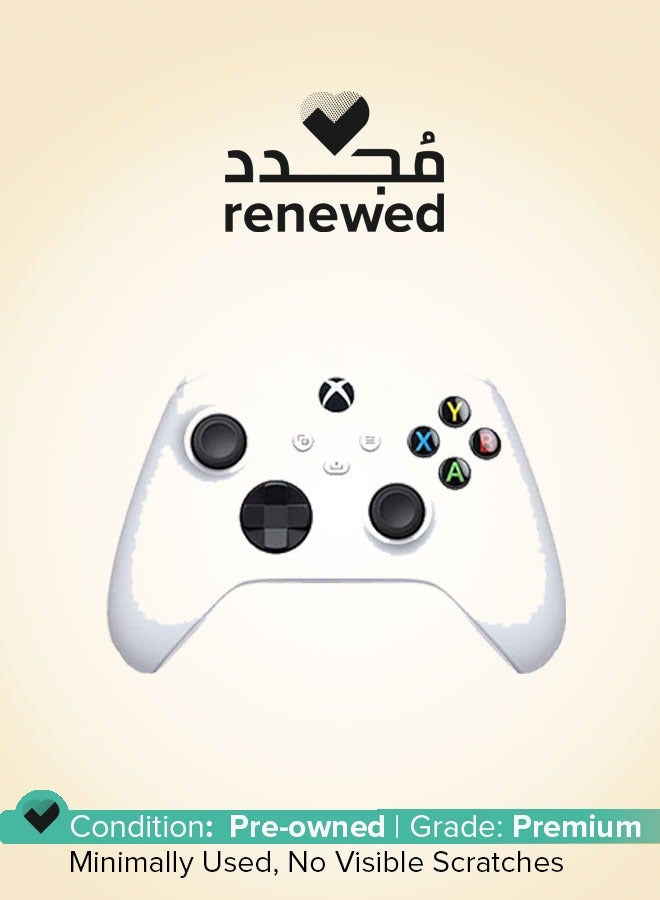 مايكروسوفت Renewed - Xbox Wireless Controller For Xbox Series X|S, Xbox One, Windows10/11, Android, And iOS, White - International Version - Image 1