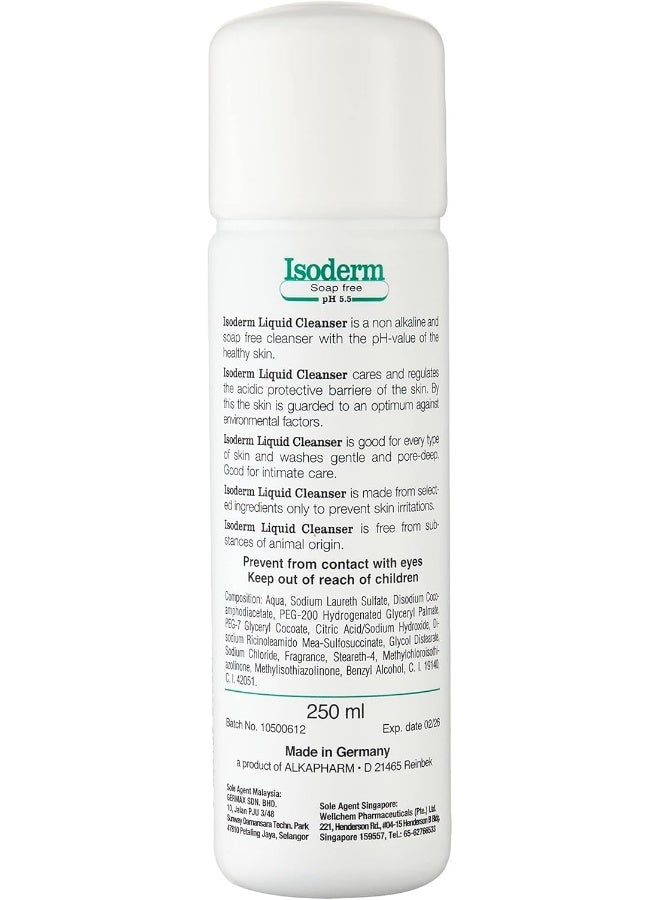 Isoderm Liquid Cleanser, 250 milliliters - Image 4