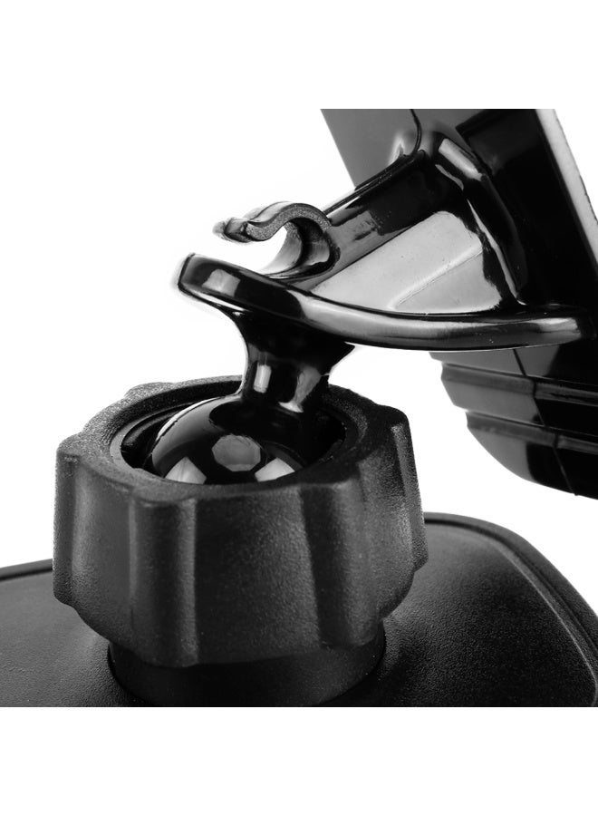 حامل هاتف سيارة مغناطيسي صغير الحجم بزاوية 360 درجة - يُثبّت على لوحة القيادة مع إمكانية المشاهدة بدون استخدام اليدين وألواح معدنية (طراز QY-07) - Image 4