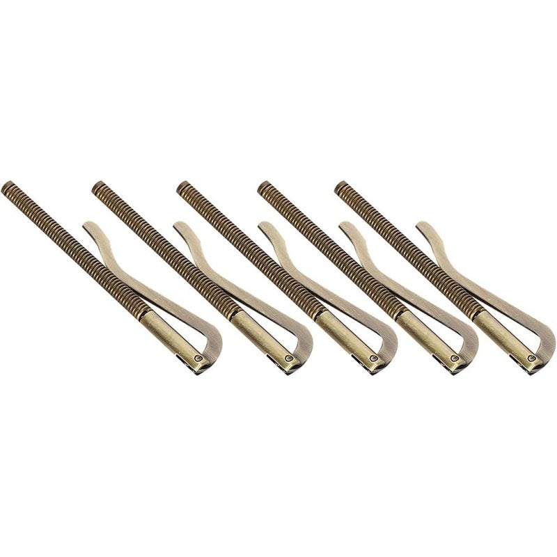 5Pcs Electroplated Steel Money Clamp Holder High Hardness Spring Cash Clamp Antique Brushed Wallet 85mm For Leather Wallet Cash Organization Gusao - Image 1