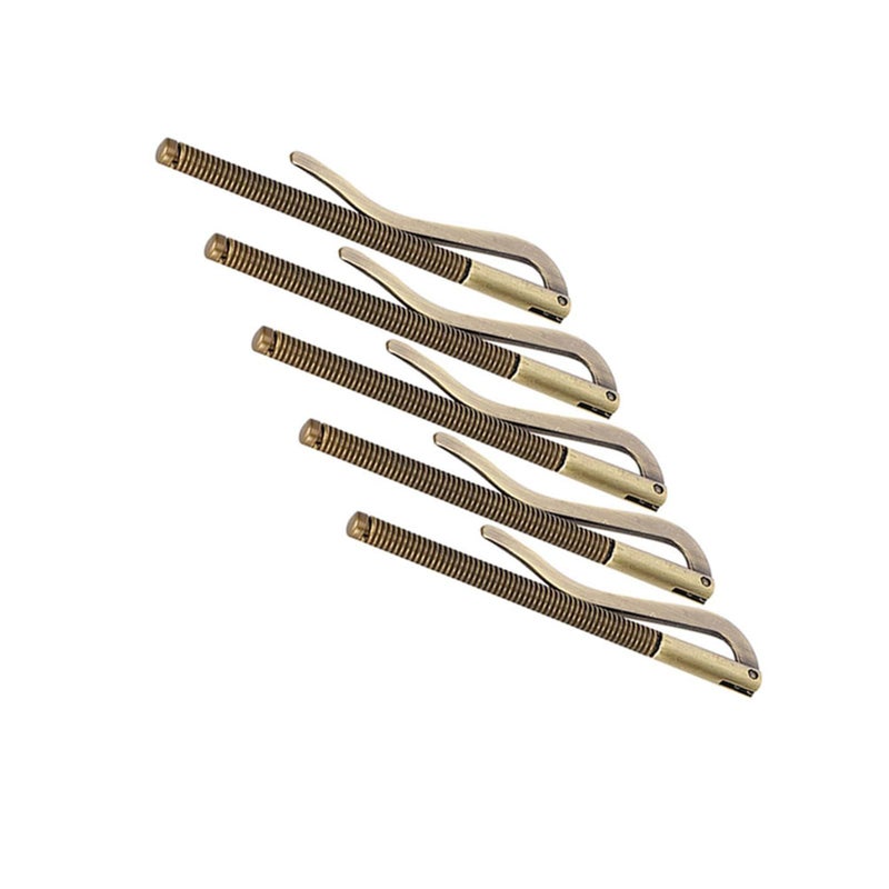 5Pcs Electroplated Steel Money Clamp Holder High Hardness Spring Cash Clamp Antique Brushed Wallet 85mm For Leather Wallet Cash Organization Gusao - Image 3