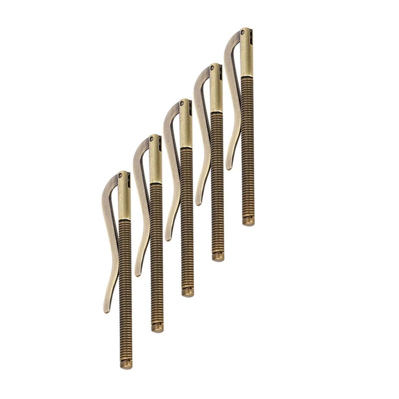5Pcs Electroplated Steel Money Clamp Holder High Hardness Spring Cash Clamp Antique Brushed Wallet 85mm For Leather Wallet Cash Organization Gusao - Image 4