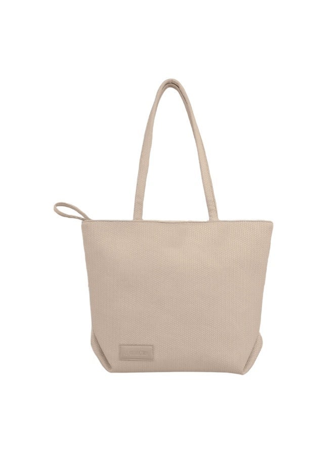 B.S COLLECTION Women's tote bag, practical and comfortable design - Beige - Image 1