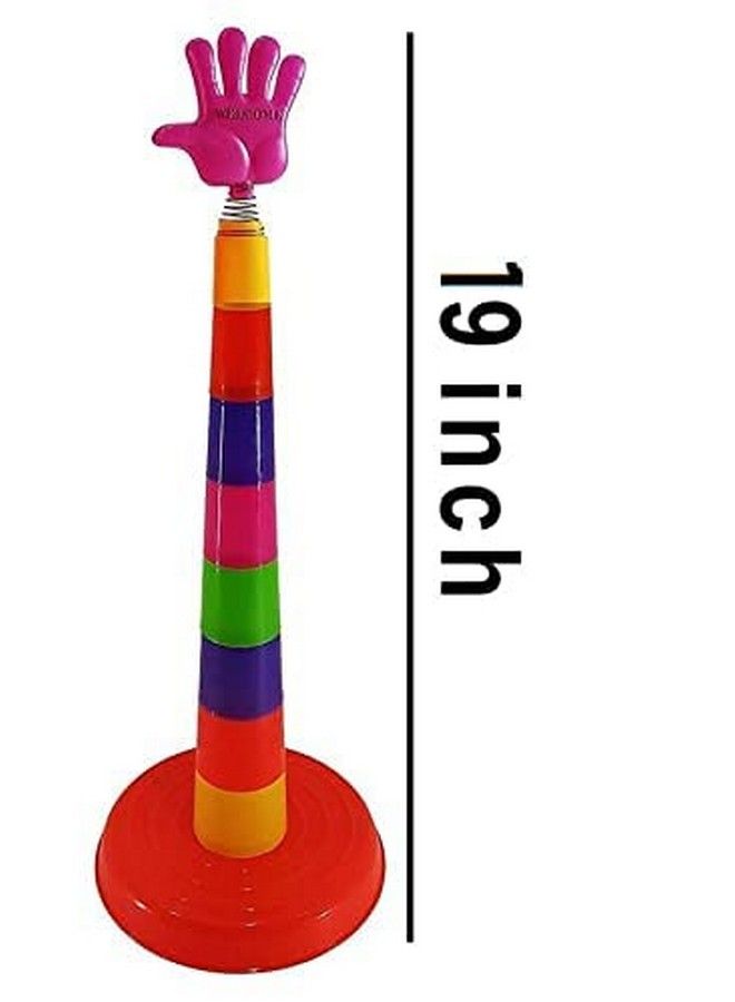 IndusBay Plastic Ring Toss Stacking Ring Throw Game For Toddlers(Kids) For Single And Group Play Multicolor  - Image 4