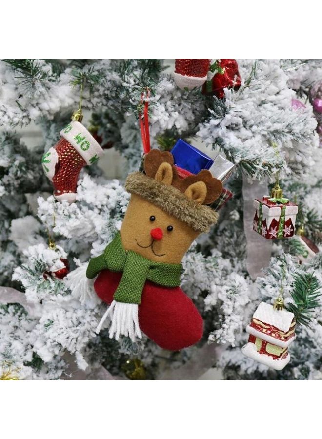 Tree Pendant Decoration Socks Gift Bag Elk - Image 2