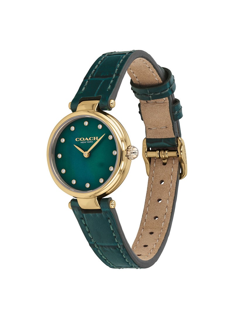 COACH Women Park Green Mother Of Pearl Dial Watch - 14503534 - Image 2