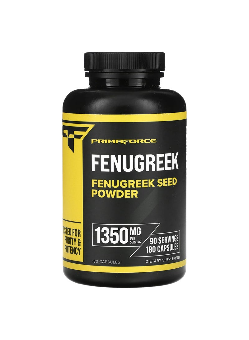 Fenugreek, 180 Capsules (675 mg per Capsule)