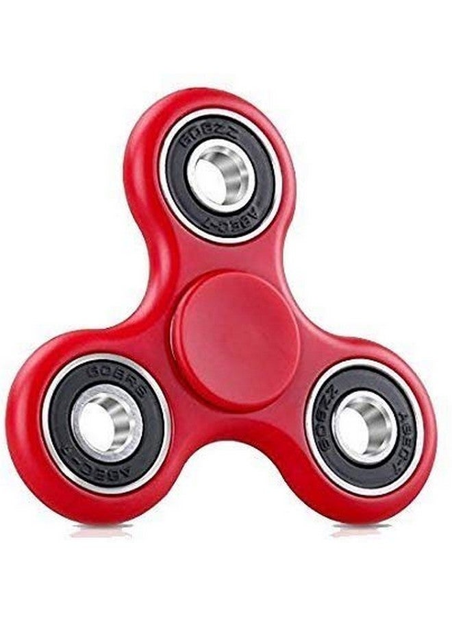 Premsons Premsons® Hand Spinner Desk Toy - High Speed Smooth Finger Spin Sensory Fidget Stress Relief Game Play for Kids & Adults - Birthday Party Gift - Combo - Red + Metal Gold Dual - Image 2