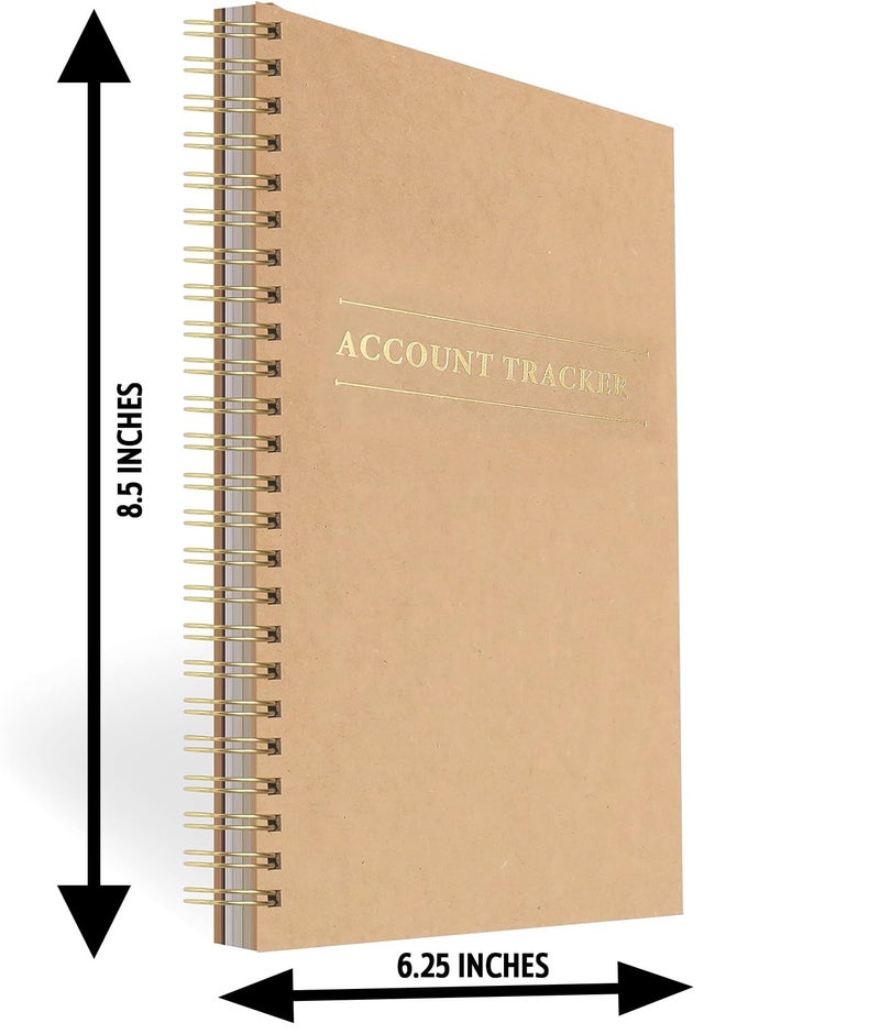 Eryqas 2 Pack Accounting Ledger Books for Home Budget Tracking, Business Bookkeeping - Home Expense Tracking Notebook - Expense Ledger for Small Business Bookkeeping - Bookkeeping Book (100 Pages 2 Pack) - Image 3