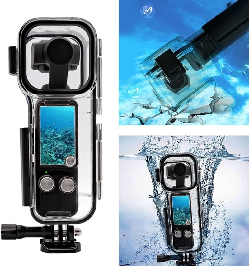 DJI Pocket 3 غلاف مقاوم للماء قفص الغوص تحت الماء 45 مترًا - Image 3