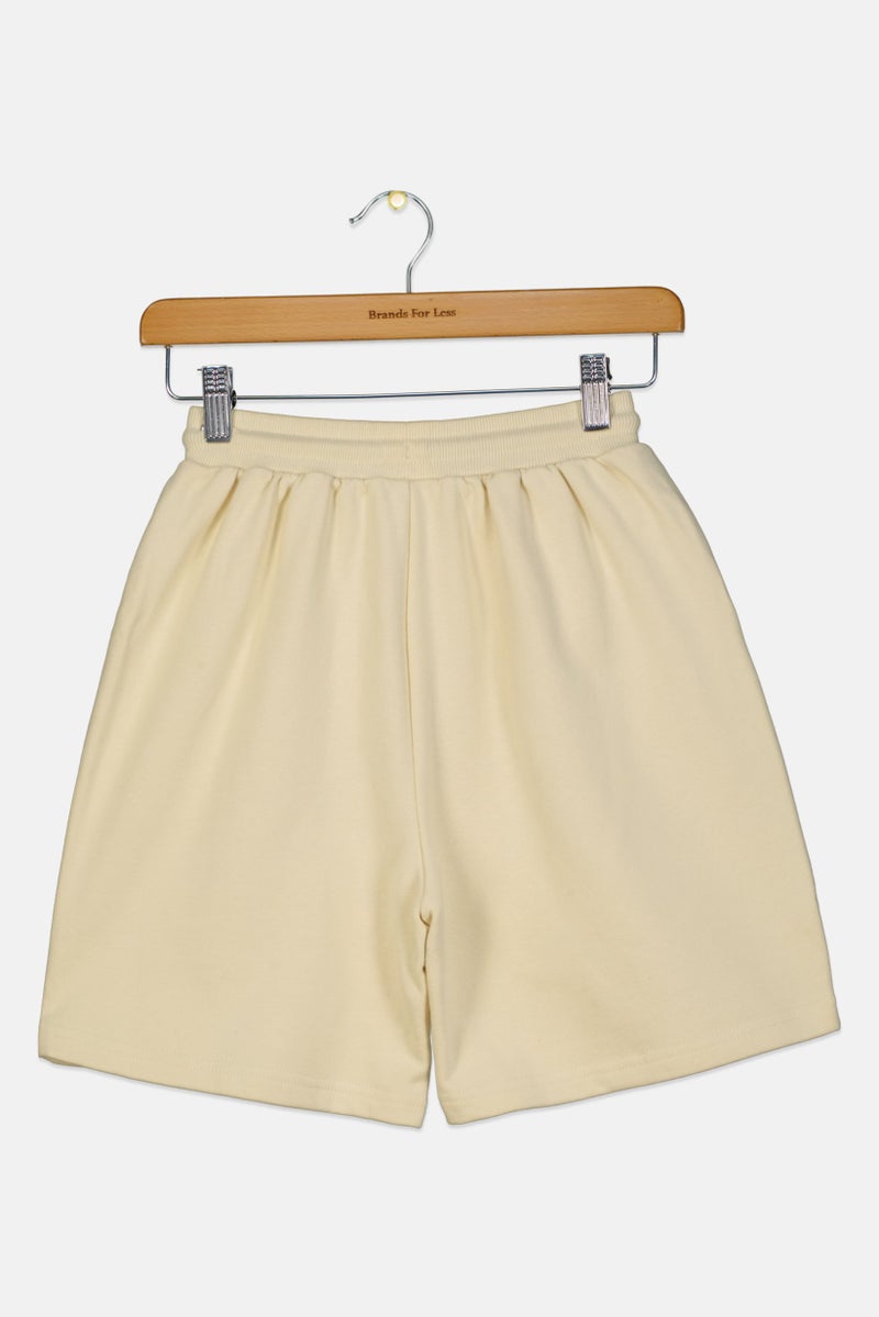 Reebok شورتات رياضية للأطفال الأولاد مناسبة للأنشطة الخارجية، بيج - Image 2