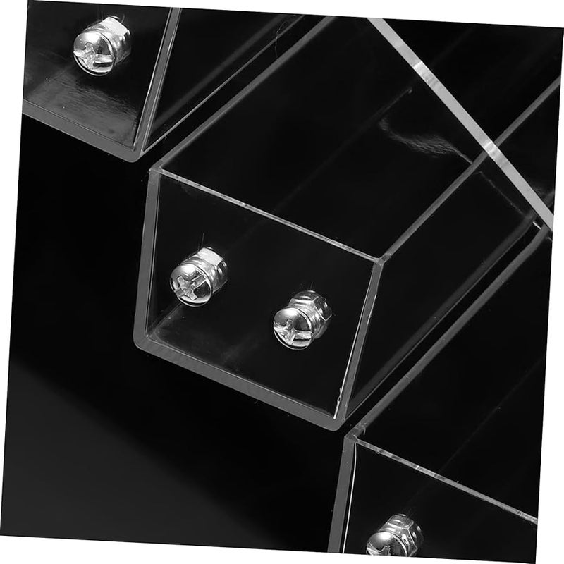 حامل طلاء الأظافر الأكريليكي، حامل أحمر الشفاه، منظف المكياج، رفوف تخزين، أرفف - Image 4