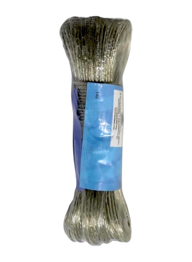 20m Strong Metal Core Clothesline with Protective PVC Cover - Image 2