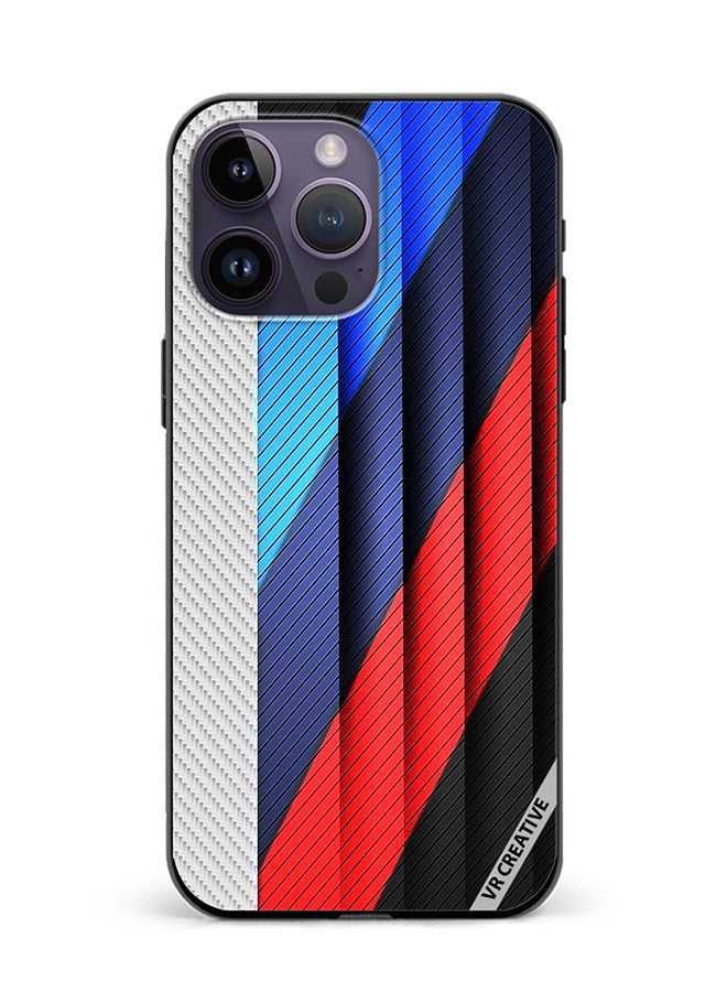 VR CREATIVE Protective Case Cover For Apple iPhone 15 Pro Abstract Design Multicolour - Image 1