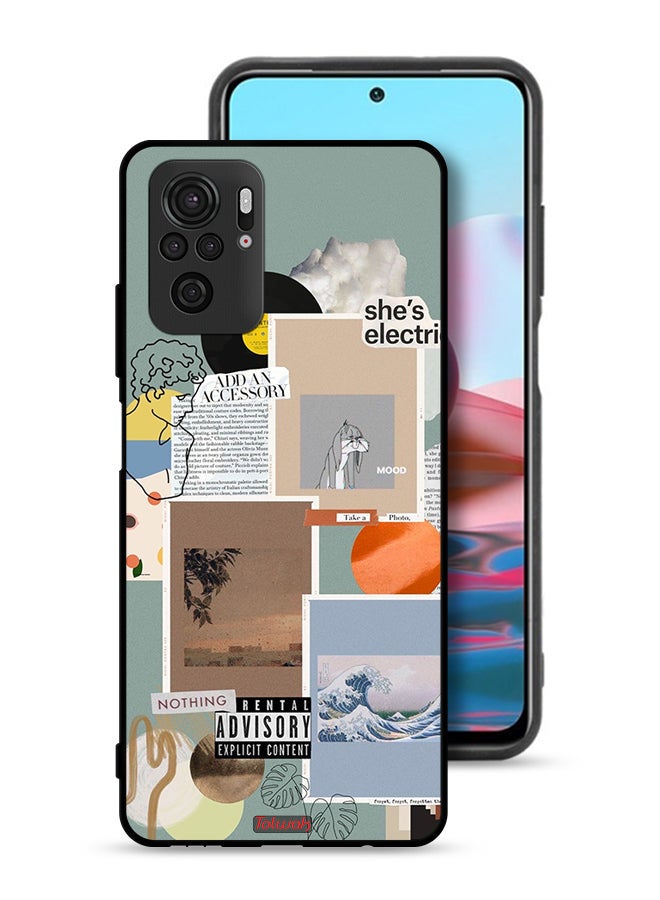 Tolwak Xiaomi Redmi Note 10 4G Protective Case Cover She Is Electric - Image 1