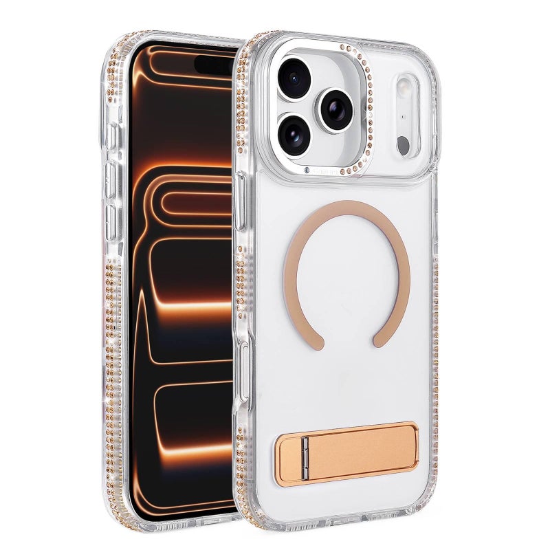 TPU+PC MagSafe Case for iPhone 15 / 15 Plus / 15 Pro / 15 Pro Max with Drop Protection and Kickstand plus Shockproof plus Strong Magnetic in Red - Layan Lure - Image 2