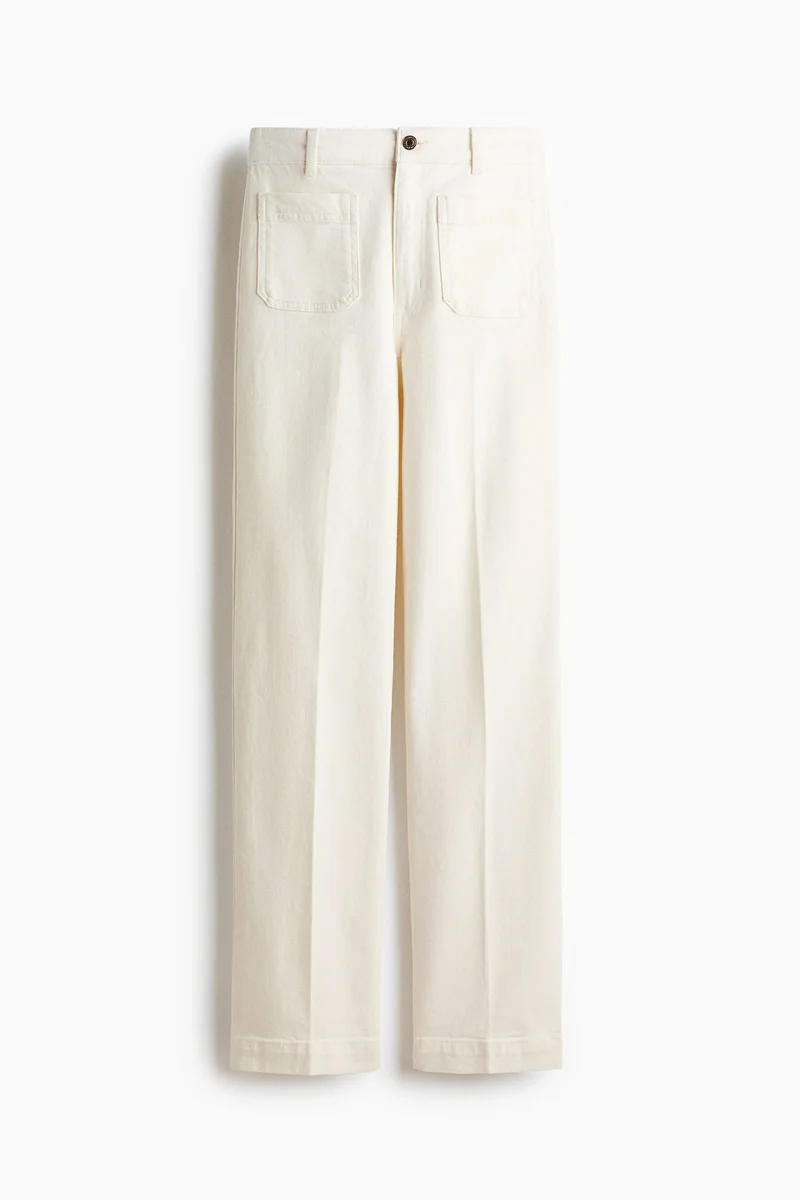 H&M  Wide High Jeans for Women | Best Price UAE