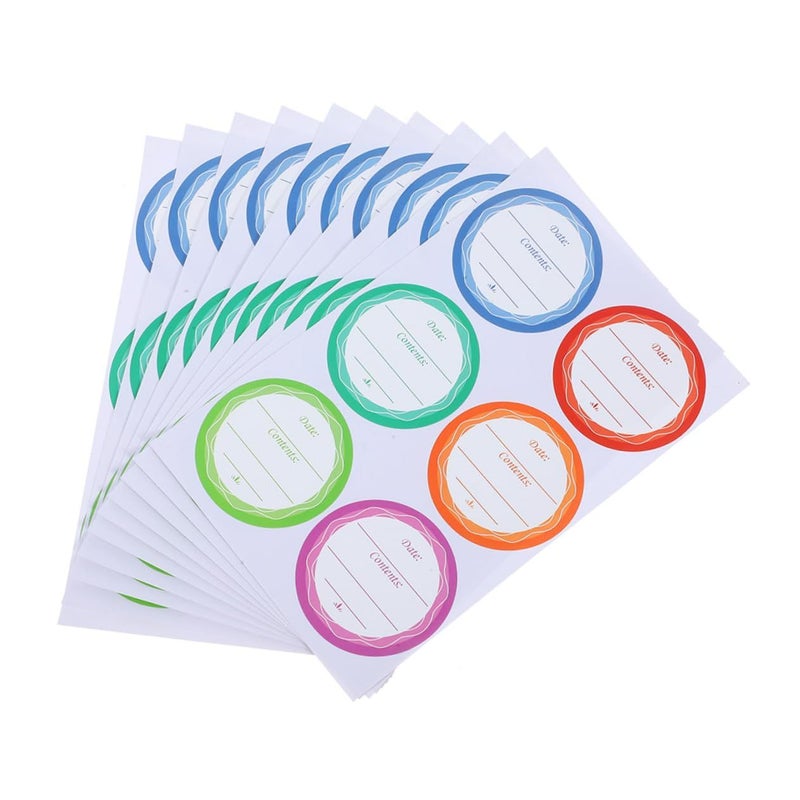 VALICLUD 60 Pack Waterproof Oil Resistant Removable Labels for Glass Bottles Jars - Image 2
