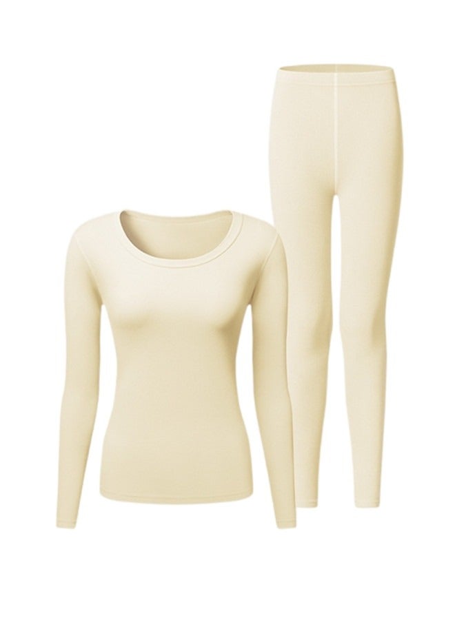 Thermal Underwear Women Ultra-Soft Long Johns Set Base Layer Skiing Winter Warm Top & Bottom - Image 1