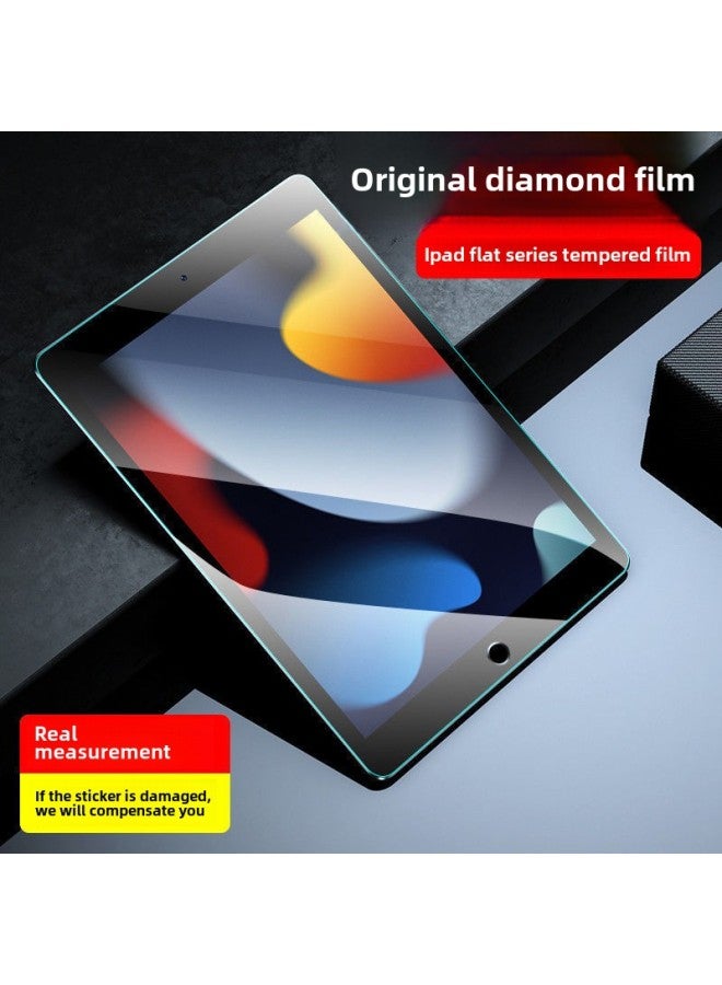 فيلم واقي لجهاز iPad 9 مقاس 10.2 بوصة، فيلم واقي لجهاز iPad 8/7/6/5، فيلم Air5/4/3/2 لجهاز iPad Pro مقاس 11 بوصة - اللون: 【طراز فائق الوضوح】 قطعة واحدة من الفيلم الواقي المقاوم للانفجار + قطعة أثرية مجانية - المقاس: 2021 iPad 9【10.2 بوصة】 - Image 2