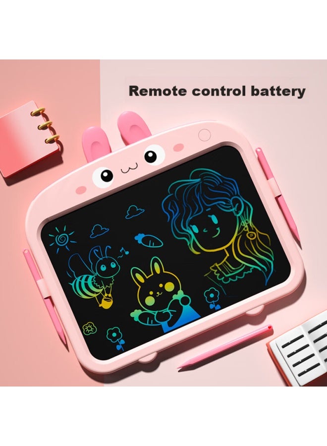 اكس اس تي Xst لوح رسم للأطفال بشاشة LCD، لوح كتابة كبير مقاس 15 بوصة، لوح رسم إلكتروني ملون للشخبطة والرسم، هدية عيد ميلاد للبنات - Image 2
