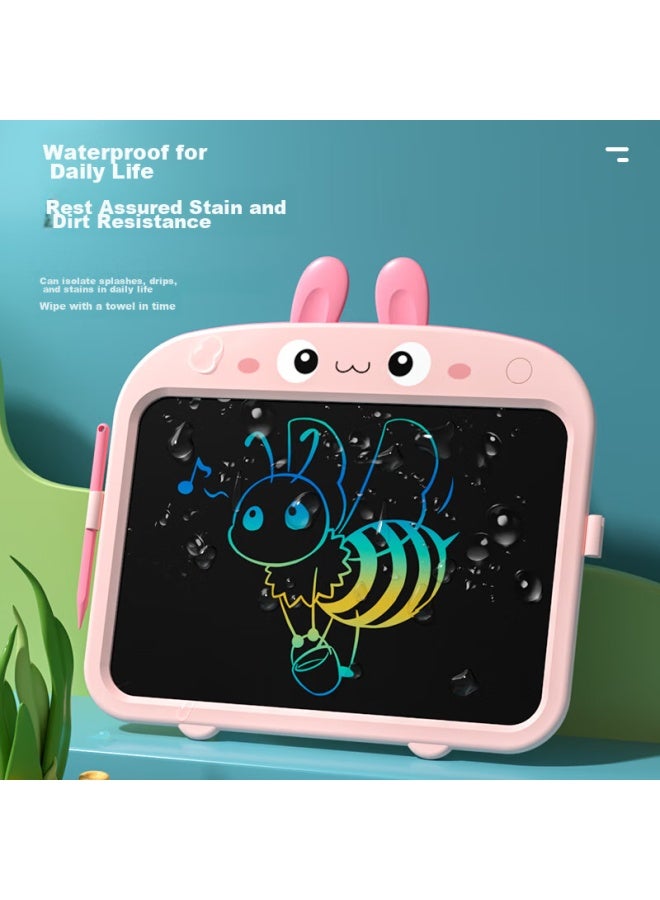اكس اس تي Xst لوح رسم للأطفال بشاشة LCD، لوح كتابة كبير مقاس 15 بوصة، لوح رسم إلكتروني ملون للشخبطة والرسم، هدية عيد ميلاد للبنات - Image 4