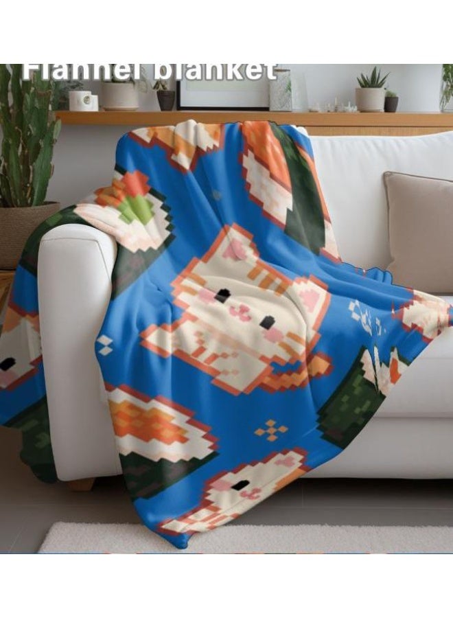 عام بطانية رقيقة من الفانيلا (حرارة ومريحة، ومناسبة للنوم واستخدام اللعبة والغبار والرمل) 150 سم * 200 سم - 365 - Image 4