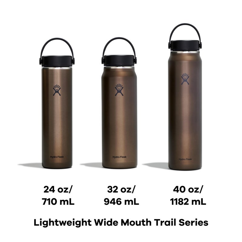 Hydro Flask 32 Oz Lightweight Wide Flex Cap Obsidian - Image 3