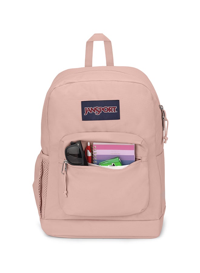 JANSPORT Cross Town Plus Medium Laptop Backpack - Misty Rose - Image 3