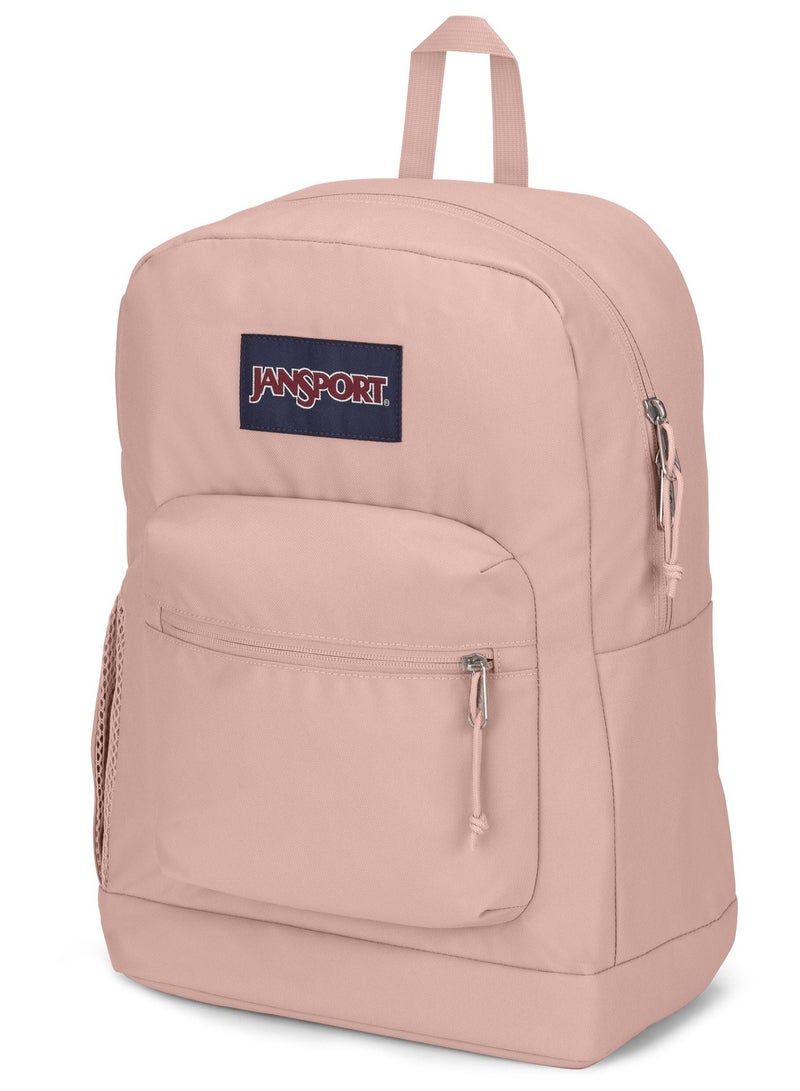 JANSPORT Cross Town Plus Medium Laptop Backpack - Misty Rose - Image 5