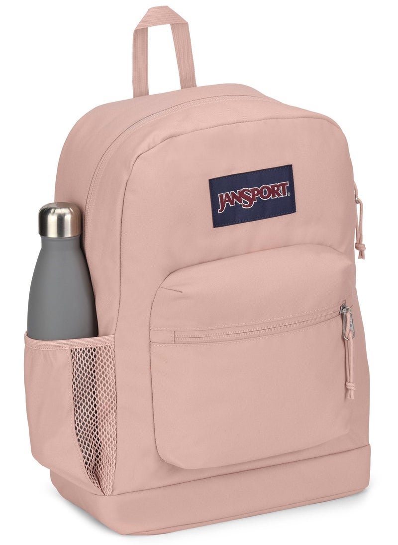 JANSPORT Cross Town Plus Medium Laptop Backpack - Misty Rose - Image 4