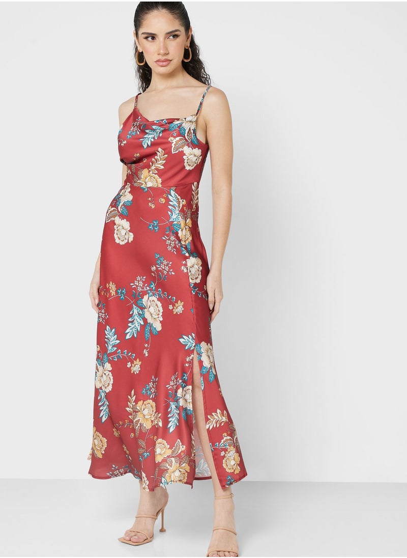 ELLA - Strappy Printed Dress - Image 1