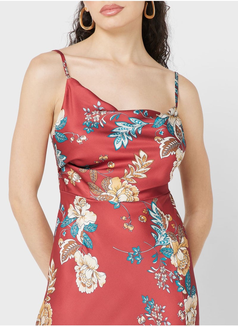 ELLA - Strappy Printed Dress - Image 1