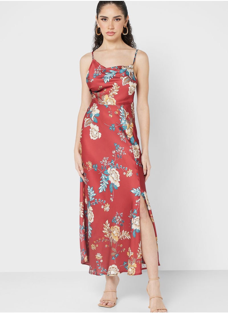 ELLA - Strappy Printed Dress - Image 1