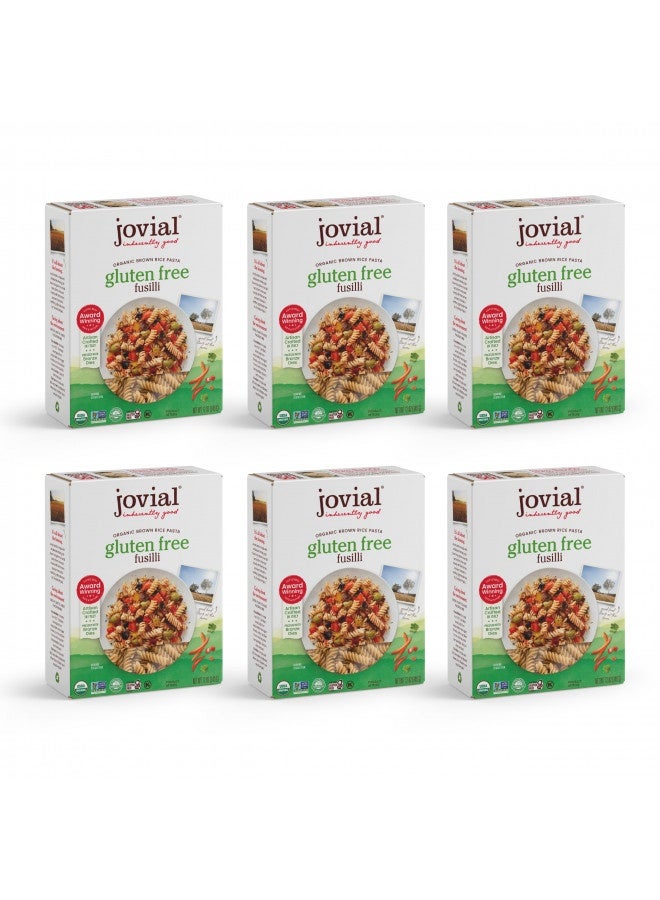 Jovial Jovial Whole Grain Brown Rice Fusilli Pasta - Pasta Fusilli, Fusilli Pasta, Whole Grain Pasta, Organic Pasta, Gluten Free, Dairy Free, Brown Rice Pasta, Made In Italy - 12 Oz, 6 Pack - Image 2