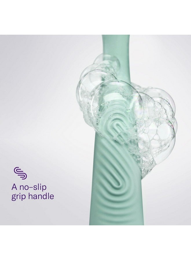 Flamingo Razors For Women Shave Set, 1 Women'S Razor Handle (Sage), 2 Razor Five-Blade Refills, 1 Oz. Foaming Shave Gel, And 1 Shower Holder - Image 4